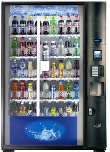 AMS Bev 40 glass front drink vending machine Beverage Vending Machine For sale
